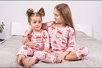 Піжама дитяча для дівчинки Пижама для девочки 110 120 130 см