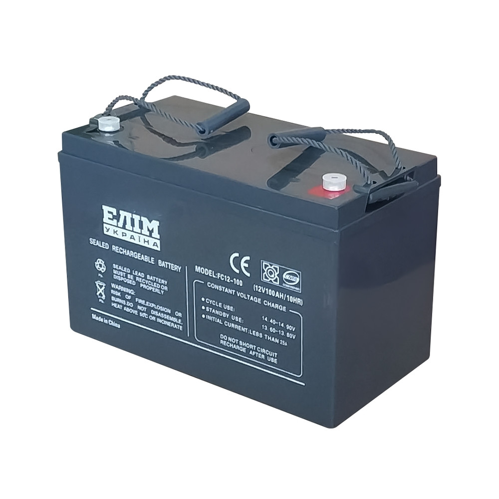 Акумуляторна батарея FC-12-100 Елім Україна, фото 1