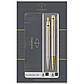 Набір ручок Parker IM Brushed Metal GT RB+BP в подарунковій упаковці DUOSETS (20 392Tb19), фото 3