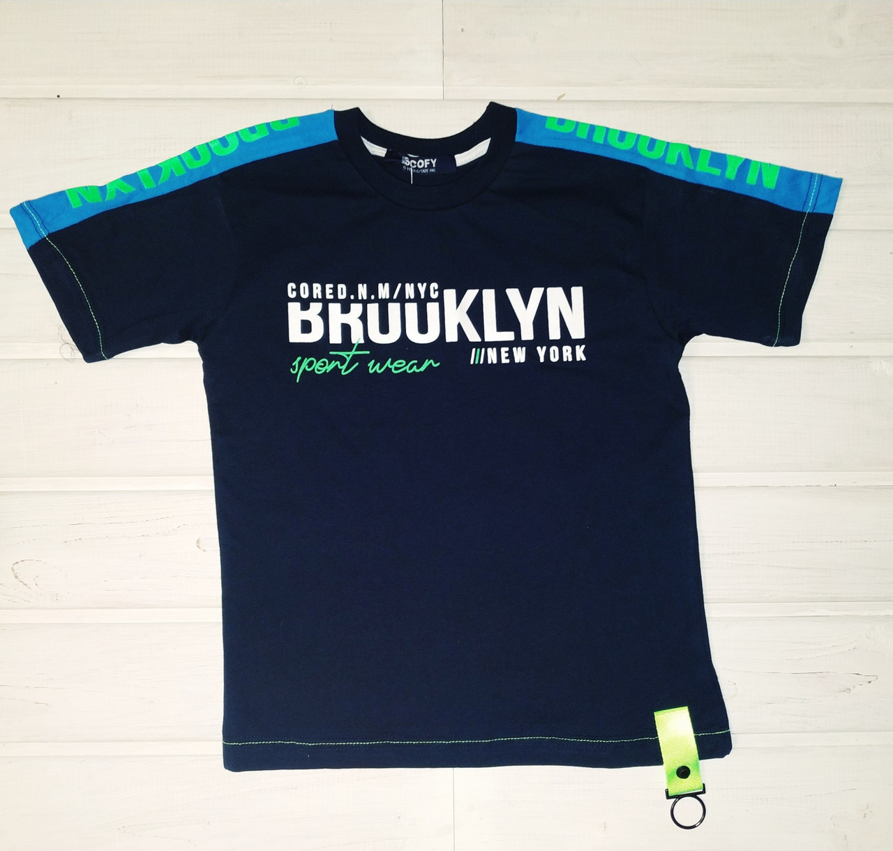 Футболка для хлопчика синя Розміри 128, фото 1