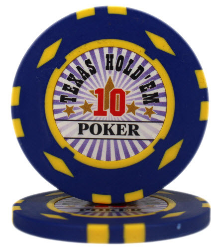 Фишка "Texas HoldEm Poker" номинал 10