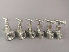 Вентиль голчастий нержавіючий муфтовий