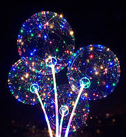 Воздушный шарик Bobo c Led подсветкой (Батарейки в подарок!)