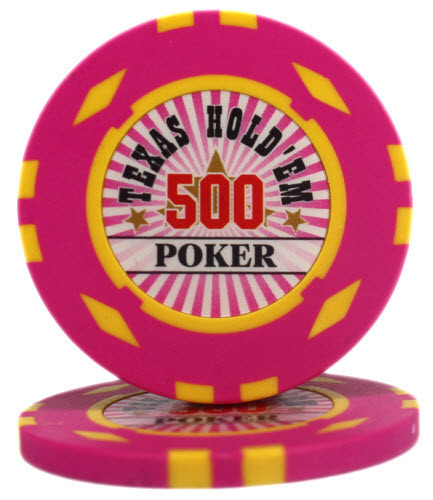 Фишка "Texas HoldEm Poker" номинал 500