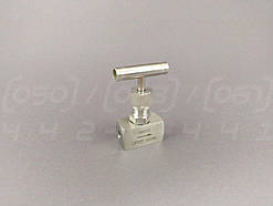 Вентиль голчастий муфтовий нержавіючий DN6 (1/8"), н/ж сталь AISI304, Ру400 (6000 PSI), до 150°C, BSPP