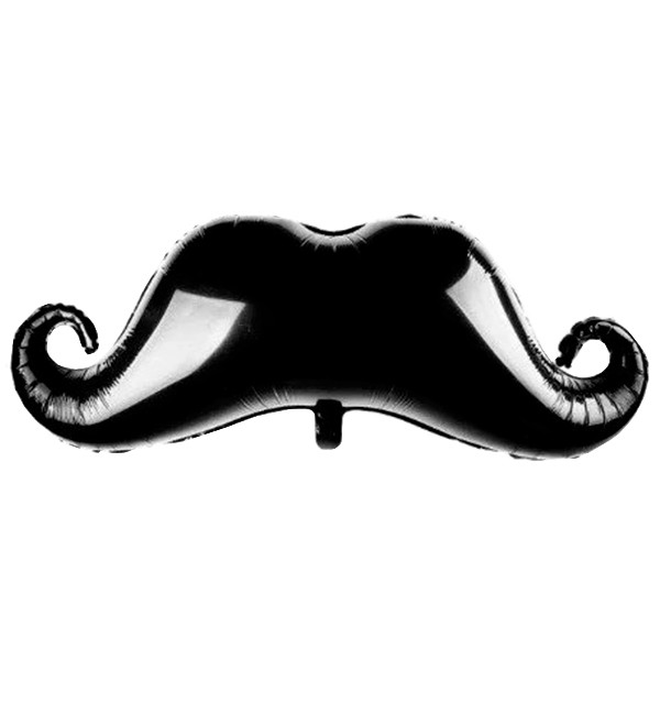 Фольговані кульки "Вуса", розмір - 90*41 см