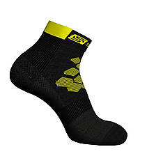 Шкарпетки компресійні SPAIO Compression Speed Support SP13 чорний/жовтий, 35-37