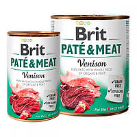 Brit Pete & Meat Venison Консервы для собак с олениной / 400 гр