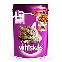 Whiskas Casserole Консерви для кішок з яловичиною в желе / 85 гр