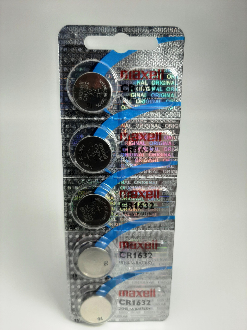 Батарейка для годинників Maxell CR1632 3.0V 125mAh, літієва, 1 шт.