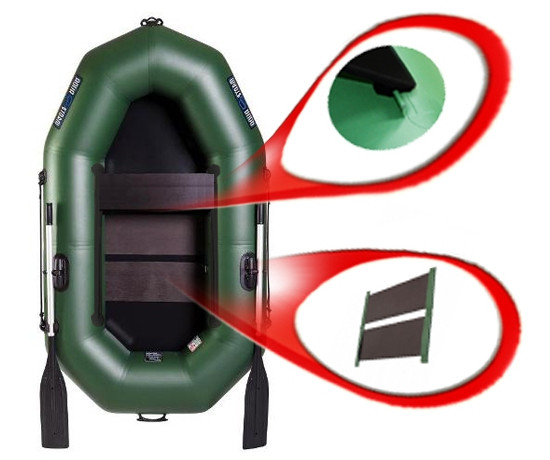 Aqua Storm ma220C_Ps човен Шторм 220 з пересувним сидінням і килимком
