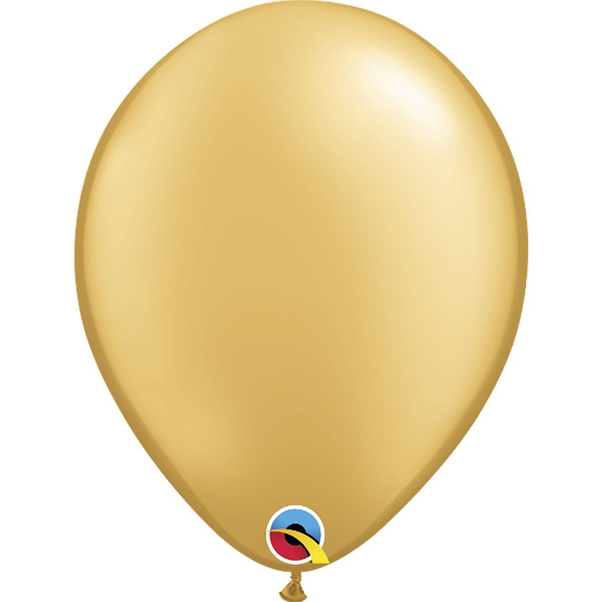 Куля повітряна Qualatex металік Золотистий gold 11" (28см)