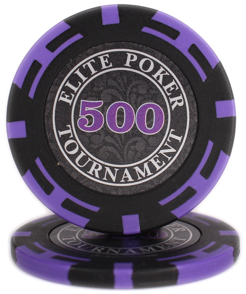 Фішки "Elite Poker Tournament" вартість 500, фото 1