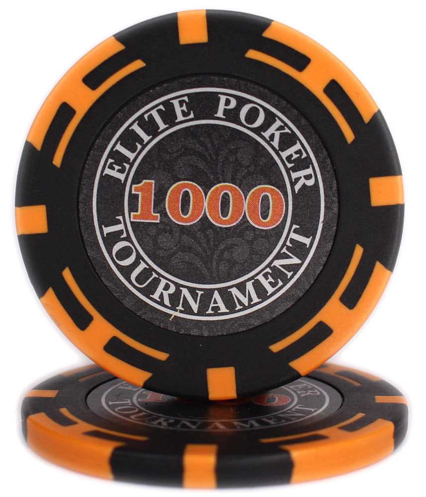 Фішки "Elite Poker Tournament" з вартістю 1000, фото 1