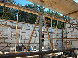 Зведення стін з газобетону