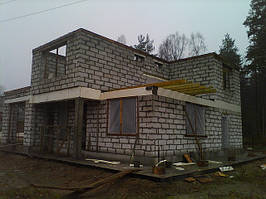 Стіни з газобетону в Києві