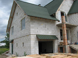 Будівництво стіни з газобетону в Києві