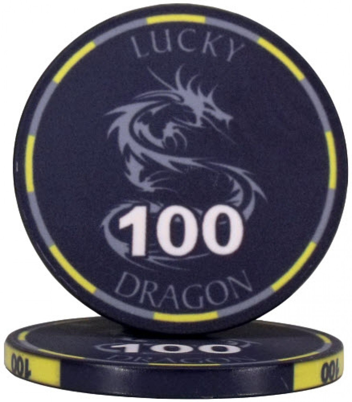 Керамічна фішка "Lucky Dragon" номінал 100