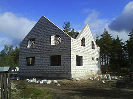Кладка газобетонних блоків