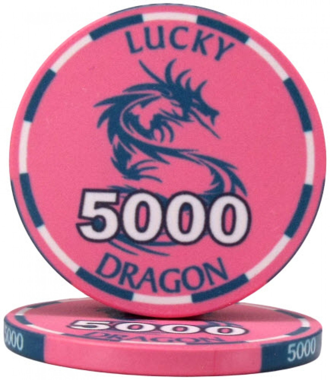 Керамічна фішка "Lucky Dragon" номінал 5000