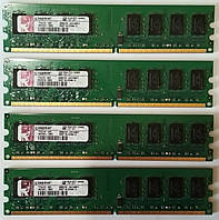 8GB 4*2GB DDR2 RAM PC2 6400U 800 Kingston Оперативна пам'ять