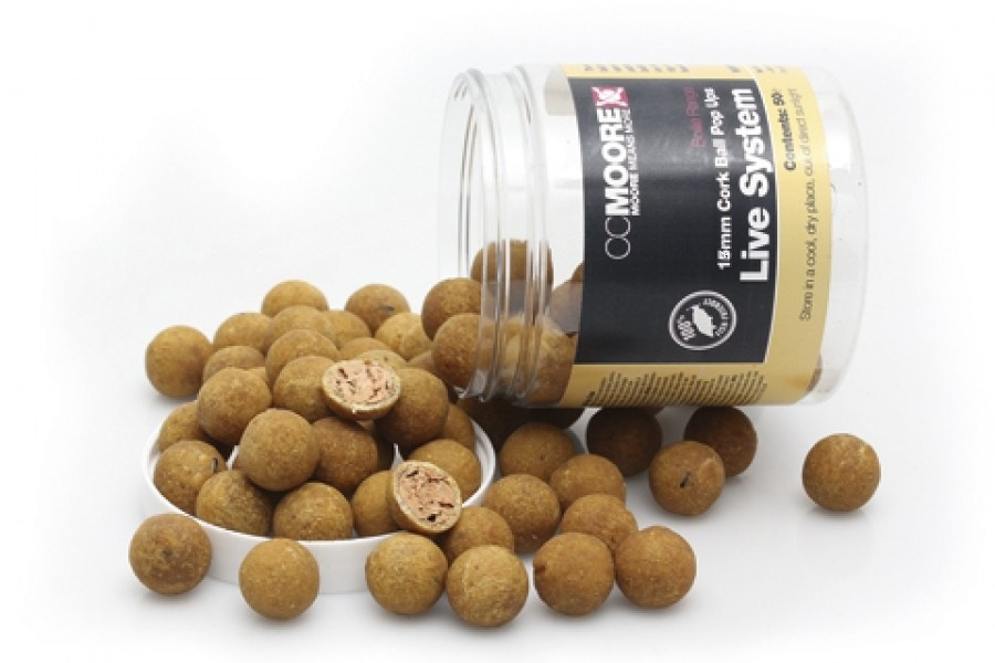 Плаваючі бойли CC Moore Live System Cork Ball Pop Ups 18 mm 50 шт