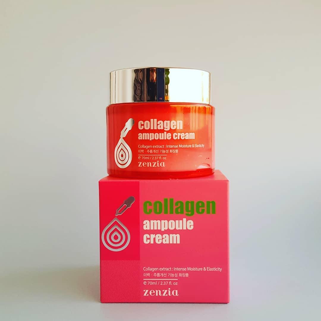 Купить Крем для лица с коллагеном увлажняющий Zenzia Collagen Ampoule