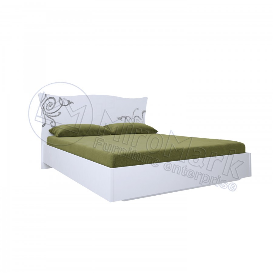 Ліжко "Богема" від Миро-Марк (білий глянець), фото 1