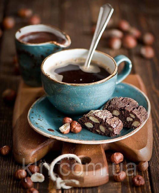 Алмазна вишивка на дерев'яному підрамнику 50 х 40 см Ароматна кава (арт. TN916), фото 1