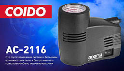 Компресор автомобільний COIDO 2116, фото 2