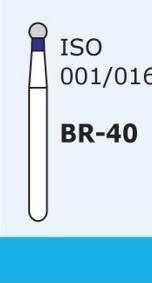 Стоматологічний бор BR-40, форма "кулька", Sharp