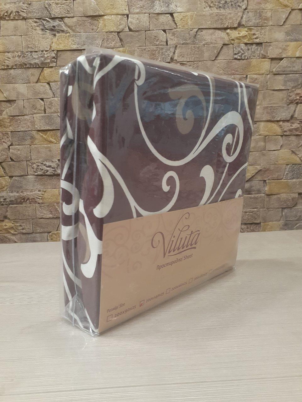 Простирадло на гумці ранфорс Viluta 140*200см.