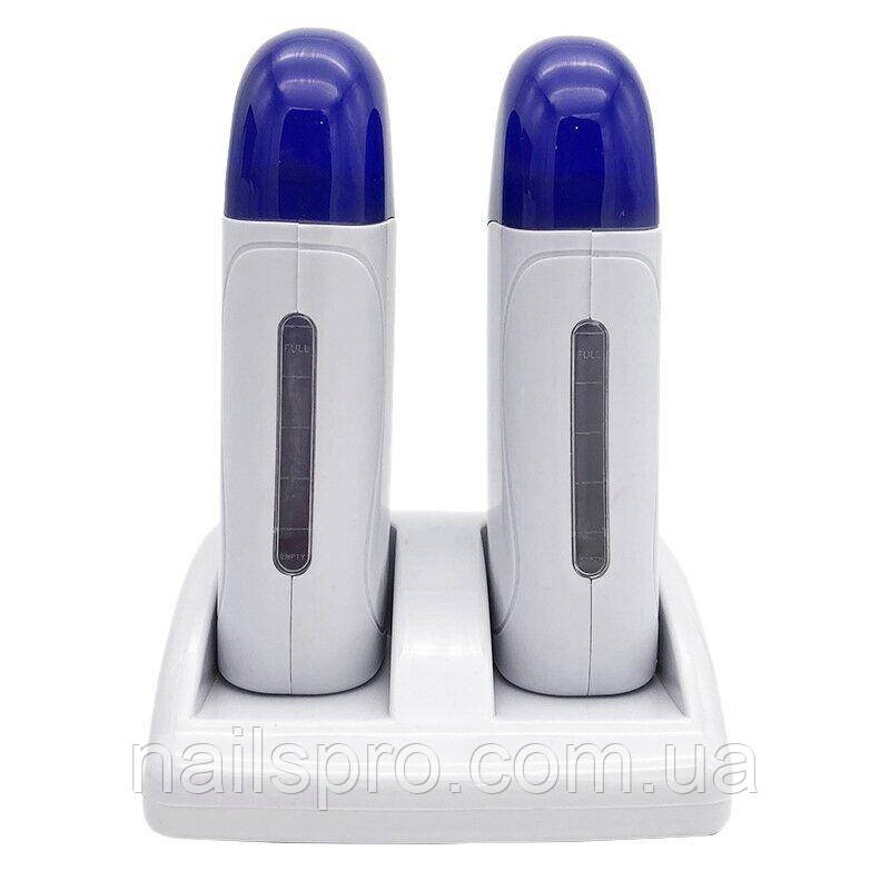 Воскоплав двухкассетный с базой Depilatory heater мощностью 80 Вт - фото 1 - id-p1161406068