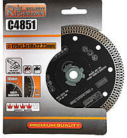 Алмазний відрізний диск по керамограніту 125x22,23х1,3 мм ,Richmann Exclusive,Польща