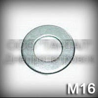 Шайба 16 ГОСТ 11371-78 (DIN 125, ISO 7089, ISO 7090) оцинкована плоска