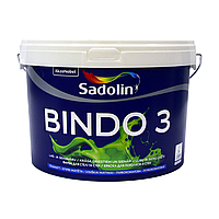 Латексная краска Sadolin Bindo 3, белая, 2,5л (Садолин Биндо 3)