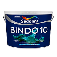 Матовая краска Sadolin Bindo 10, белая, 10л (Садолин Биндо 10)