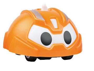 (BB1102-OW) Машинка-дзига Gyro Chariot MECHA series жовтогарячо-білий, фото 1