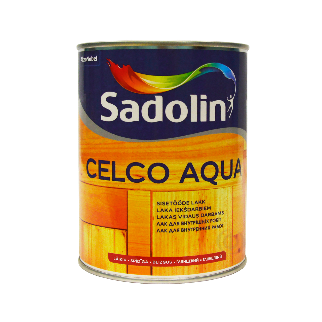 Лак для стін і меблів Sadolin Celco Aqua 10 матовий 1 л (Сілко Аква)