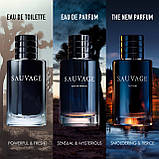 Sauvage Eau de Toilette туалетна вода 100 ml. (Саваг Еау де Туалет), фото 4