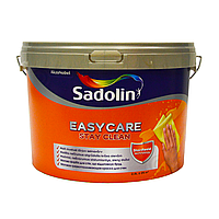 Грязеотталкивающая матовая акриловая краска Sadolin EasyCare для стен и потолка 2.5л белая