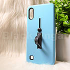 Чохол Samsung A10 2019 "Kickstand" Блакитного (blue), фото 4