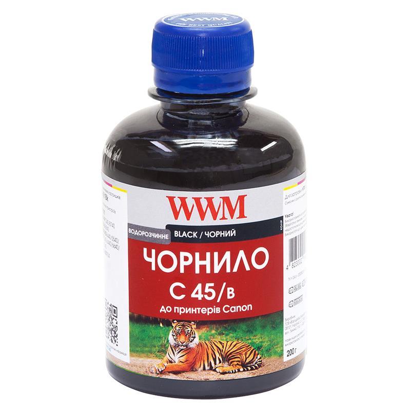 Чорнило WWM CANON CLI-451B (Black) (C45/B) 200 г