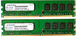 Комплект на 4 GB (2x2GB) DDR2 RAM PC2 6400U 800 Axiom (Intel/AMD) Оперативна пам'ять