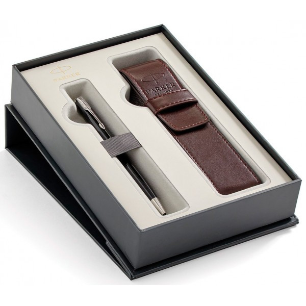 Набір ручок Parker SONNET 17 Black Lacquer CT BP + PU чохол PXMAS18 (86 132b18)