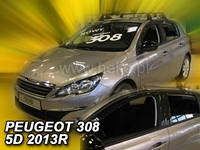 Дефлекторы окон (ветровики) Peugeot 308 2014-> 4шт (Heko)