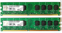 Комплект на 4 GB (2x2GB) DDR2 RAM PC2 6400U 800 CL5 G.Skill (Intel/AMD) Оперативна пам'ять