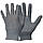 Рукавички робочі НЕЙЛОН з мікроточкою, сірі 12пар/уп, фото 2
