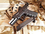 Пістолет сигнальний, стартовий (шумовий) Ekol Gediz чорний Glock 17, фото 5