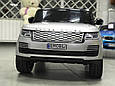 Дитячий джип Range Rover, АКБ 12V 18Ah, планшет, мультимедійна сигналізація, LED підсвічування днів і ніг, фото 10